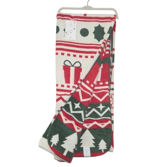 Docofil Reversible Soft Winter Throw Blanket Cotton Blend 51x67 Made in Portugal - Picture 5 of 14